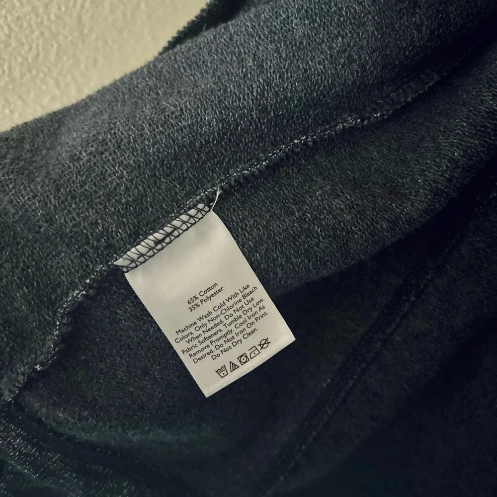Eddie Bauer Charcoal Blue Knit Cardigan - Picture 7 of 8
